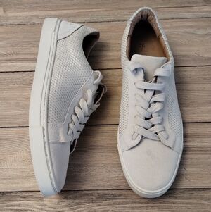 Frye Ivy Leather Top  Light Taupe Sneakers